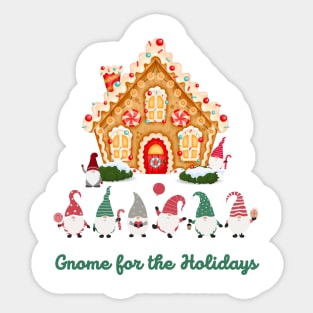 Gnome For The Holidays Sticker